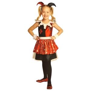 Dc Comics Harley Quinn Costume Size Small (4-6)